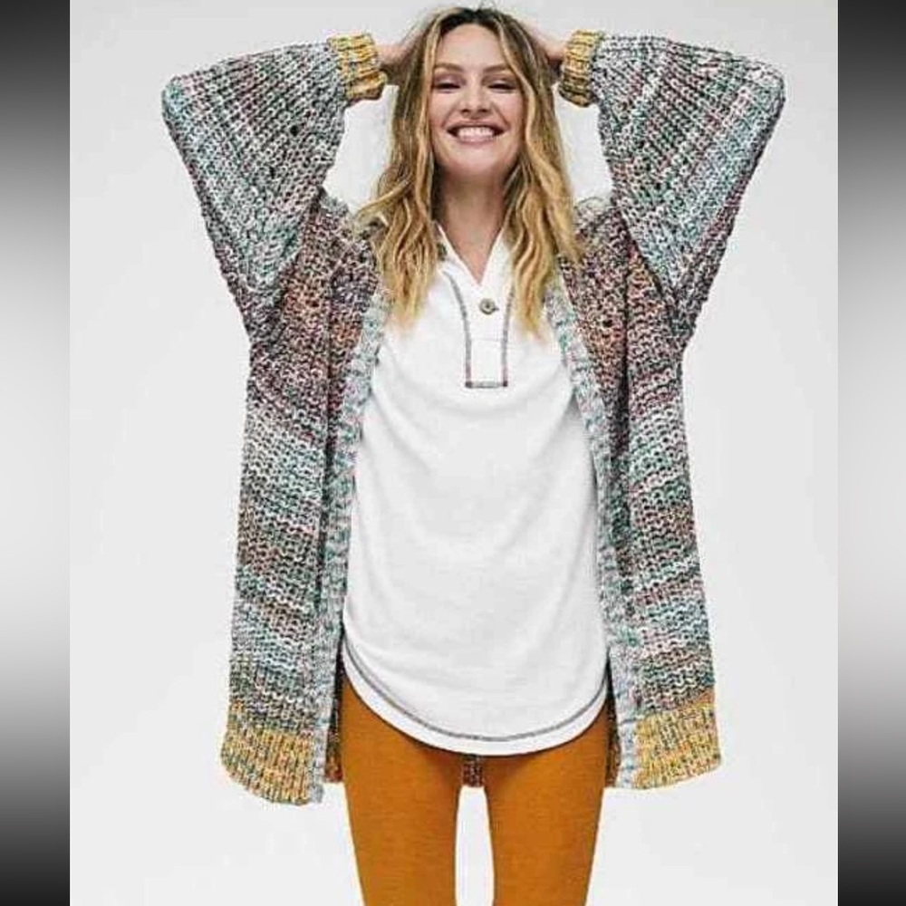 Free People Dreaming Again Mountain Breeze Sweater sz XS